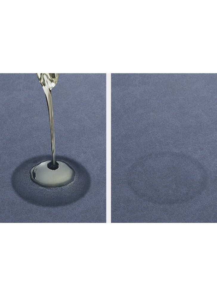 QK Exclusives- 2 PCS Kitchen, bathroom Mats and Rugs Set , Anti-Skidding Rubber Grip, Washable, Oil and Water resistant,Non Slip Heavy Duty Standing M - Image 4